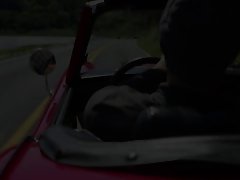 Hot brunette and her partner are having a good time together, especially while they are making love