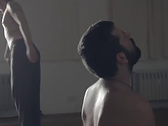 Horny guy is fucking his dance partners, one at the time, to inspire them a bit