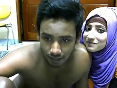 A couple from Sri Lanka are trying to make a porn video or web cam performance