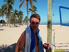 Rose Monroe is often picking up handsome guys from the beach and having casual sex with them