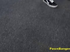 Insatiable college girl is using every opportunity to spread her legs wide and get fucked hard