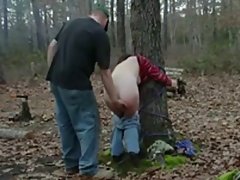 Kinky babe likes to get fucked in the forest, until she starts screaming from pleasure