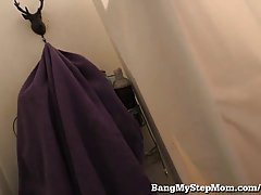 Cock loving blonde woman is sucking dick like a whore, and getting fucked the way she likes