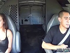 Ariel and her friend are about to have a fuck session in his huge van