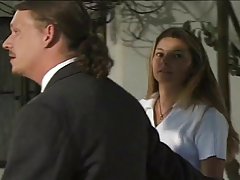 Horny guy is fucking a hot schoolgirl who does not like to go to classes